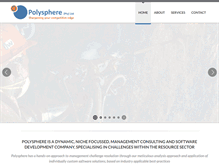 Tablet Screenshot of polysphere.co.za